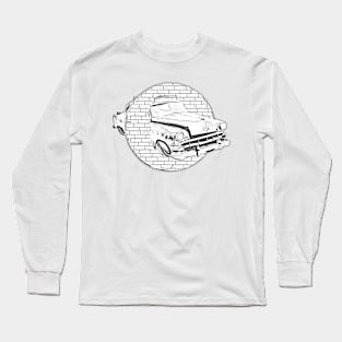 Car in a wall Long Sleeve T-Shirt